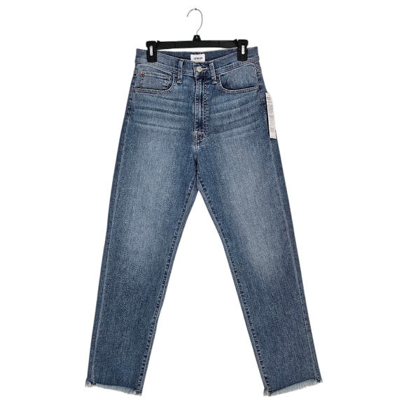 Hudson Jeans Kass High Rise Straight Leg Ankle Blue Jeans 26 NWT - Picture 1 of 10